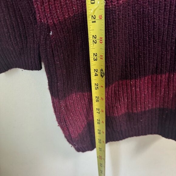 Burberry Cotton Wool Striped Pullover Sweater Tunic Crew NovaNeck Check Preppy M - Picture 15 of 15